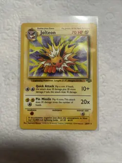 Jolteon 20/64 1st edition Pokemon Jungle Non Holo Rare - Image 1