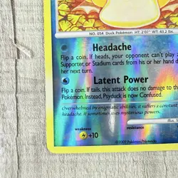 Psyduck 87/127 Platinum Reverse Holo Pokemon TCG Moderetly Played Vintage - Image 3