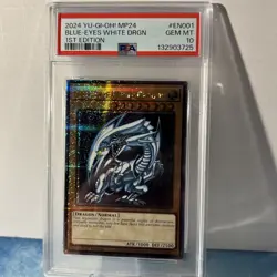 Yu-Gi-Oh! Blue-Eyes White Dragon (PSA 10) MP24-EN001 1st Edition - Image 1
