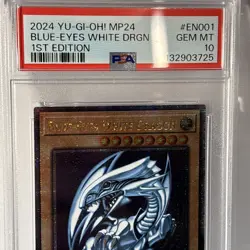 Yu-Gi-Oh! Blue-Eyes White Dragon (PSA 10) MP24-EN001 1st Edition - Image 4