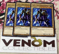 3x (VLP) - Gaia the Fierce Knight - MIL1-EN025 - Rare - 1st Edition YuGiOh - Image 1