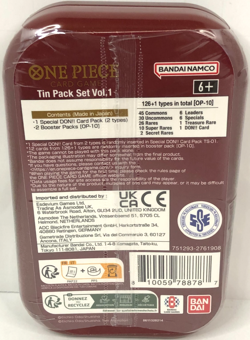 🔥One Piece Monkey D. Luffy TCG Tin Vol. 1 TS-01 w/2 OP-10 packs & 1 Don Card 🔥 - Image 2
