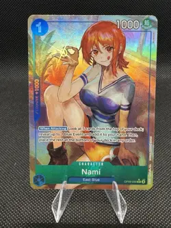 Nami OP09-050 Rare Alt. Art One Piece OP09 “Emperors in the New World” - Image 1