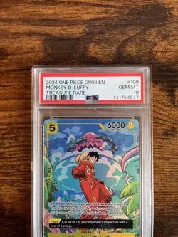 Monkey D. Luffy (TR) Alt Art OP07-109 One Piece: Two Legends (PSA 10 💎 Mint) - Image 3