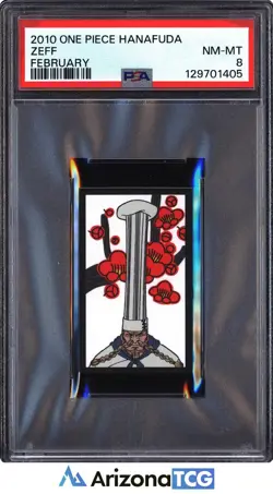 One Piece 2010 Zeff February One Piece Hanafuda PSA 8 - Image 1