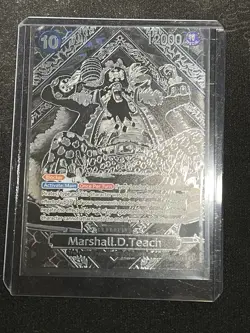One Piece TCG Marshall D. Teach SP (SILVER) Legacy Of The Master OP09-093 ENG - Image 1