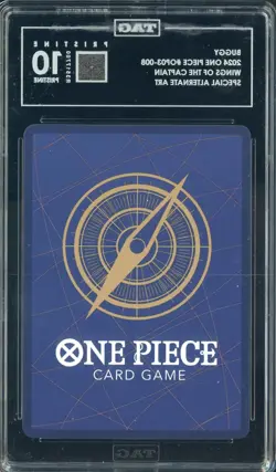 2024 One Piece OP3-008 Wings of Captain SAR Buggy TAG Score 991 Pristine 10 - Image 2