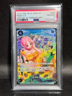 PSA 10 One Piece Rebecca SP Special OP06-091 Wings Of The Captain Japanese - Image 1