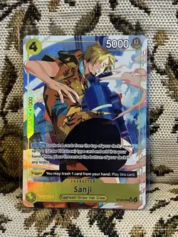 One Piece TCG Sanji ST29-004 Full Art Starter Deck 29 Egghead - Image 1