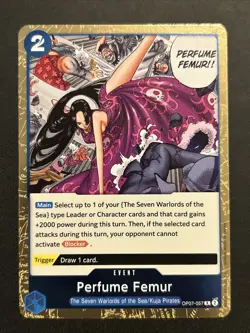 Perfume Femur OP07-057 Rare English 500 Years Future One Piece TCG Card Game NM - Image 1