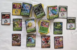Bulk Lot of 300+ Pokemon Cards 40 Holos V Prism Reverse Deck Builder Collection - Image 1