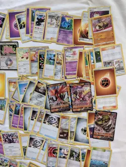 Bulk Lot of 300+ Pokemon Cards 40 Holos V Prism Reverse Deck Builder Collection - Image 4
