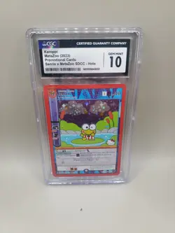 MetaZoo X Sanrio Keroppi Foil Promo Card San Diego Comic Con 2023 CGC 10 - Image 1