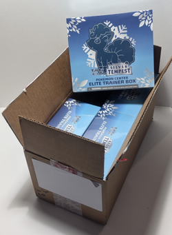 Silver Tempest Pokemon Center ETB Case OPEN - Pokemon Card Trading Card Game - Image 1