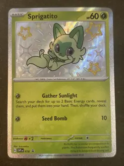 Sprigatito 076 SV: Scarlet & Violet Black Star Promo Pokemon Card - Image 1