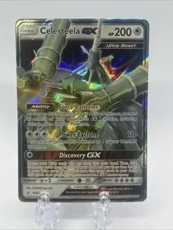 Celesteela GX Ultra Rare Holo Pokemon Card 163/214 SM Unbroken Bonds - NM - Image 1
