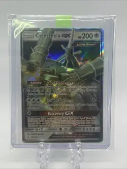 Celesteela GX Ultra Rare Holo Pokemon Card 163/214 SM Unbroken Bonds - NM - Image 5