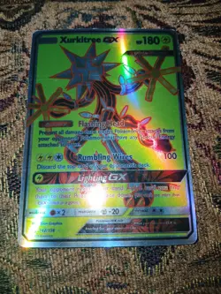 Xurkitree GX 142/156 Sun & Moon Ultra Prism Ultra Rare Full Art Pokemon TCG Card - Image 2