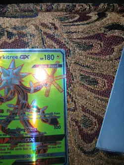 Xurkitree GX 142/156 Sun & Moon Ultra Prism Ultra Rare Full Art Pokemon TCG Card - Image 4