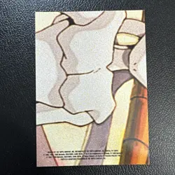 Pikachu Sticker Card - Topps Pokemon The First Movie Blue Label First Printing - Image 2