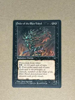 Order of the Ebon Hand (Spencer) 5 Fallen Empires LP MTG Magic The Gathering - Image 4