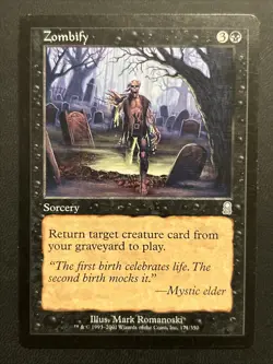 Zombify #171 (LP) Odyssey ODY Magic The Gathering MTG TCG NM - Image 1