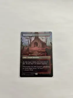 Blood Crypt FOIL Borderless Shock Land MTG Lorwyn Eclipsed Swamp Mountain NM - Image 1