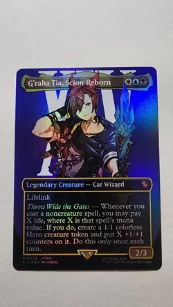 G'raha Tia, Scion Reborn (Borderless) Commander: Final Fantasy Foil - Image 1
