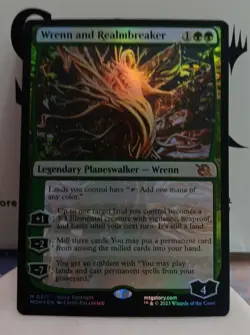 MTG Wrenn and Realmbreaker 217 Foil Showcase March of the Machine MTG Card - Image 1