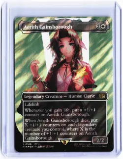 Aerith Gainsborough (Borderless) (Surge Foil) R FINAL FANTASY 519 NM - Image 1