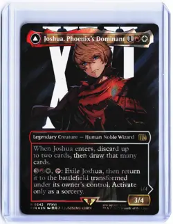 Joshua, Phoenix's Dominant (Borderless) (Surge Foil) R FINAL FANTASY 542 NM - Image 1