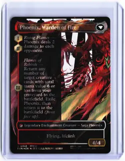 Joshua, Phoenix's Dominant (Borderless) (Surge Foil) R FINAL FANTASY 542 NM - Image 2