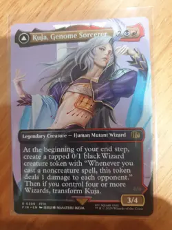 Kuja, Genome Sorcerer, Borderless Showcase Magic The Gathering, Final Fantasy FF - Image 1