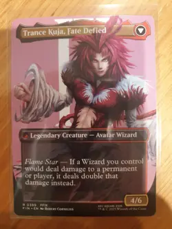 Kuja, Genome Sorcerer, Borderless Showcase Magic The Gathering, Final Fantasy FF - Image 2