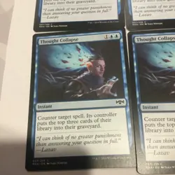 MTG 4x Thought Collapse x4 LP Ravnica Allegiance - Image 2