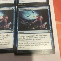 MTG 4x Thought Collapse x4 LP Ravnica Allegiance - Image 3