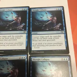 MTG 4x Thought Collapse x4 LP Ravnica Allegiance - Image 4