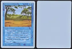 Signed MtG Magic Willich Artist Proof _ Revised _ PHANTASMAL TERRAIN _HTF 1/100! - Image 1