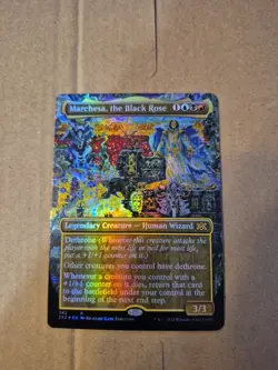 Marchesa, the Black Rose (Borderless) Double Masters 2022 Foil - Image 1