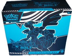 NEW POKEMON TCG: SCARLET & VIOLET BLACK BOLT ELITE TRAINER BOX NISB - Image 1