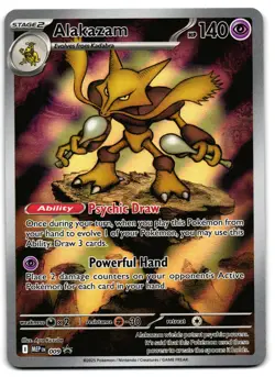 Alakazam 009 - Mega Evolutions Promo Pokemon TCG - M/LP Card - Image 1