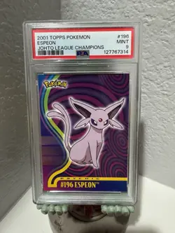 2001 Topps Pokemon Johto League Champions Espeon #196 PSA 9 MINT - Image 1