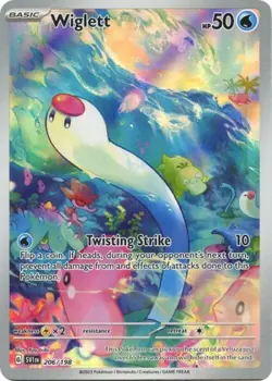 Pokemon Wiglett - 206 NM 1st Edition Normal Scarlet and Violet: Base Set - Image 1
