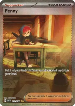 Pokemon Penny - 252 NM 1st Edition Normal Scarlet and Violet: Base Set - Image 1