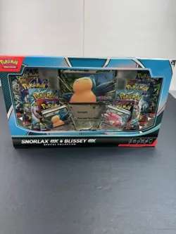Pokemon TCG Snorlax ex and Blissey ex Special Collection Box 8 Pack Box NEW - Image 1