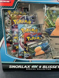 Pokemon TCG Snorlax ex and Blissey ex Special Collection Box 8 Pack Box NEW - Image 2