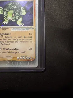 Pokemon TCG EX Dragon Golem EX 91/97 Ultra Rare Holo [Heavy Play With Crease] - Image 2
