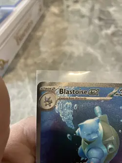 Pokemon Blastoise EX 200/165 Special Illustration Rare SV Scarlet & Violet 151 - Image 3