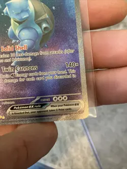 Pokemon Blastoise EX 200/165 Special Illustration Rare SV Scarlet & Violet 151 - Image 4