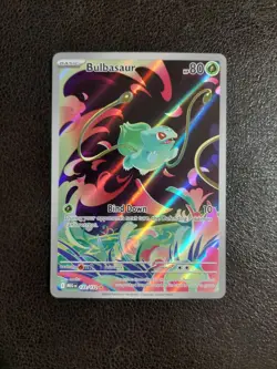 Pokemon TCG Bulbasaur Illustration Rare ME01: Mega Evolution 133/132 NM - Image 1